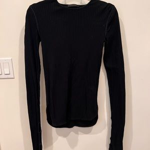 Helmut Lang Ribbed Long Sleeve T Shirt size small